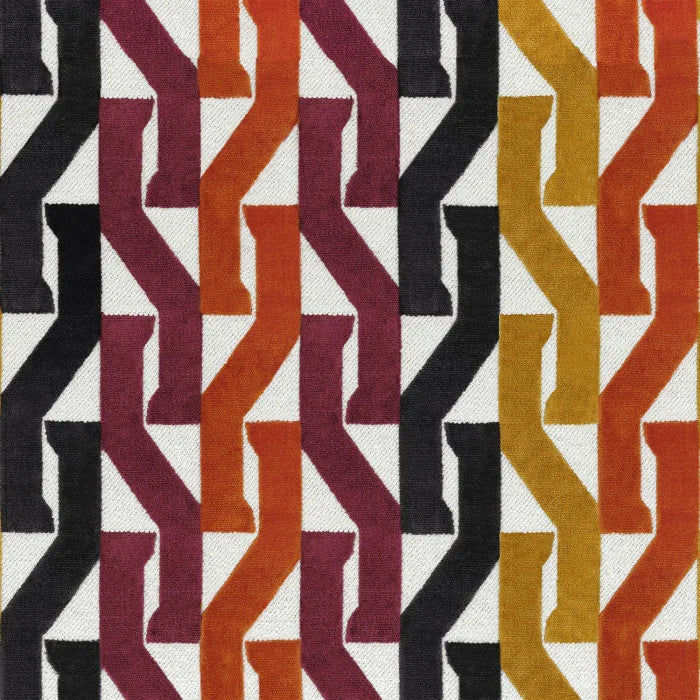 Casamance Monogramme – Garance / Pourpre – 32560423