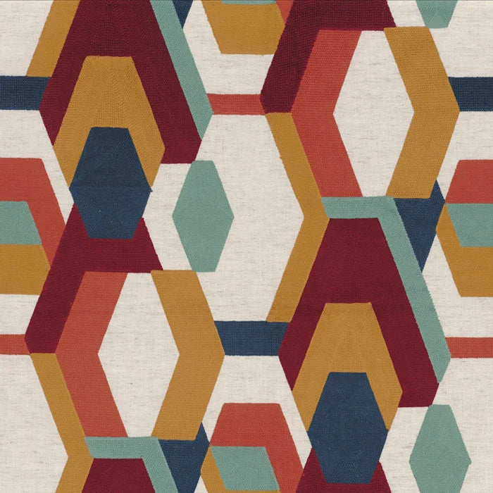 Casamance Découpage – Bordeaux Bleu – 45670313