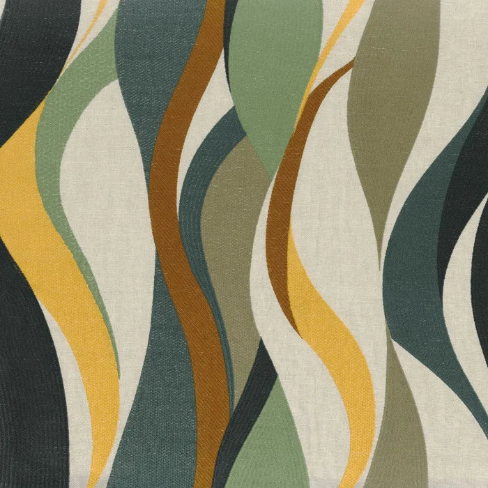 Casamance Ritournelle – Ocre / Vert Imperial – 48260251