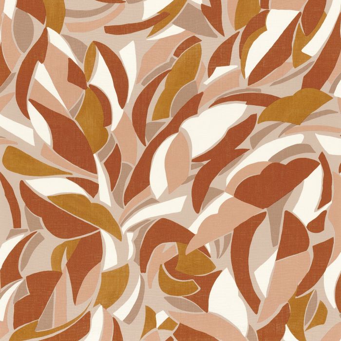 Casamance Collage Tapete Terracotta – 75553976