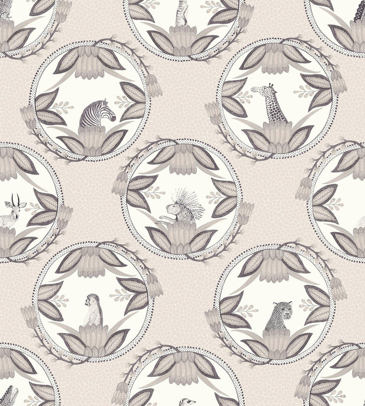 Cole & Son Ardmore Cameos Tapete – Grey (109/9044)