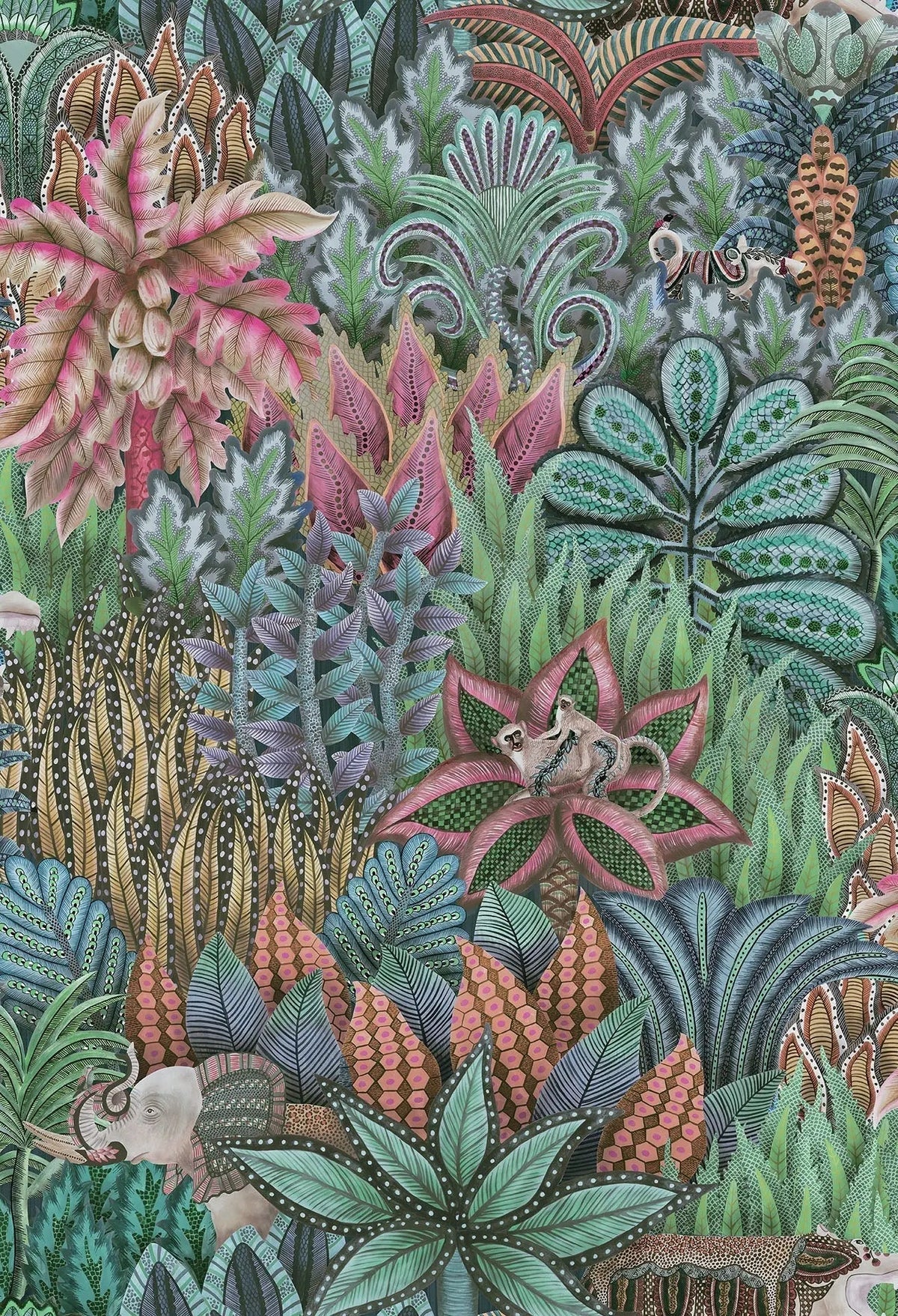 Cole & Son Singita Viridian Multi 109/7035 – Muster
