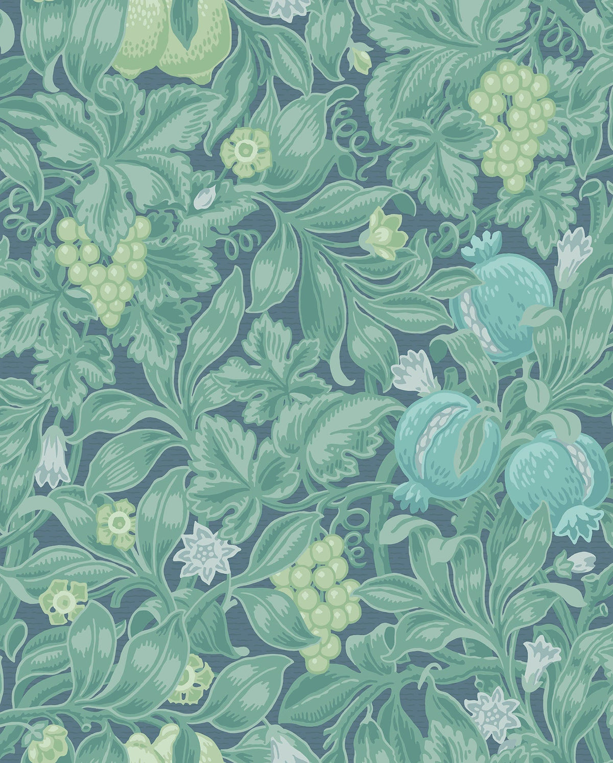 Cole & Son Vines of Pomona Teal & Viridian on Denim 116/2006 – Muster