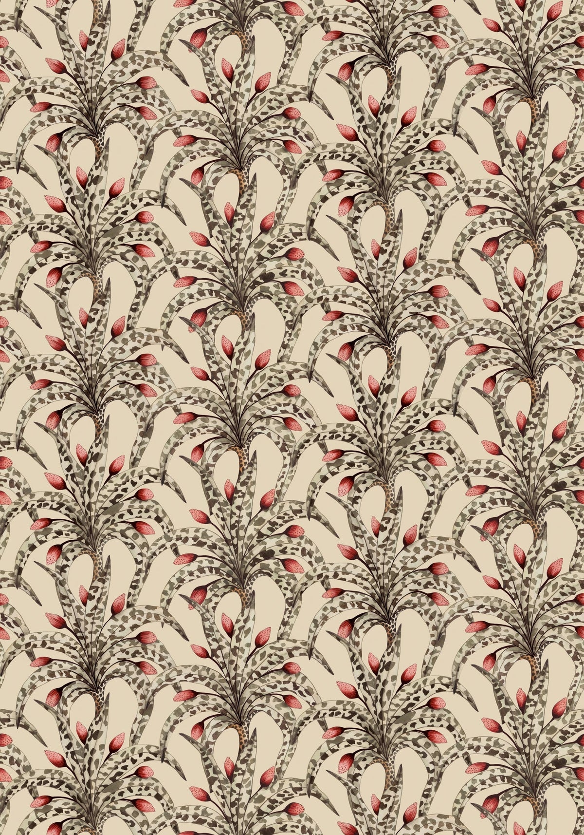Cole & Son Afrika Damask Sandstone & Ruby 129/5017 – Muster