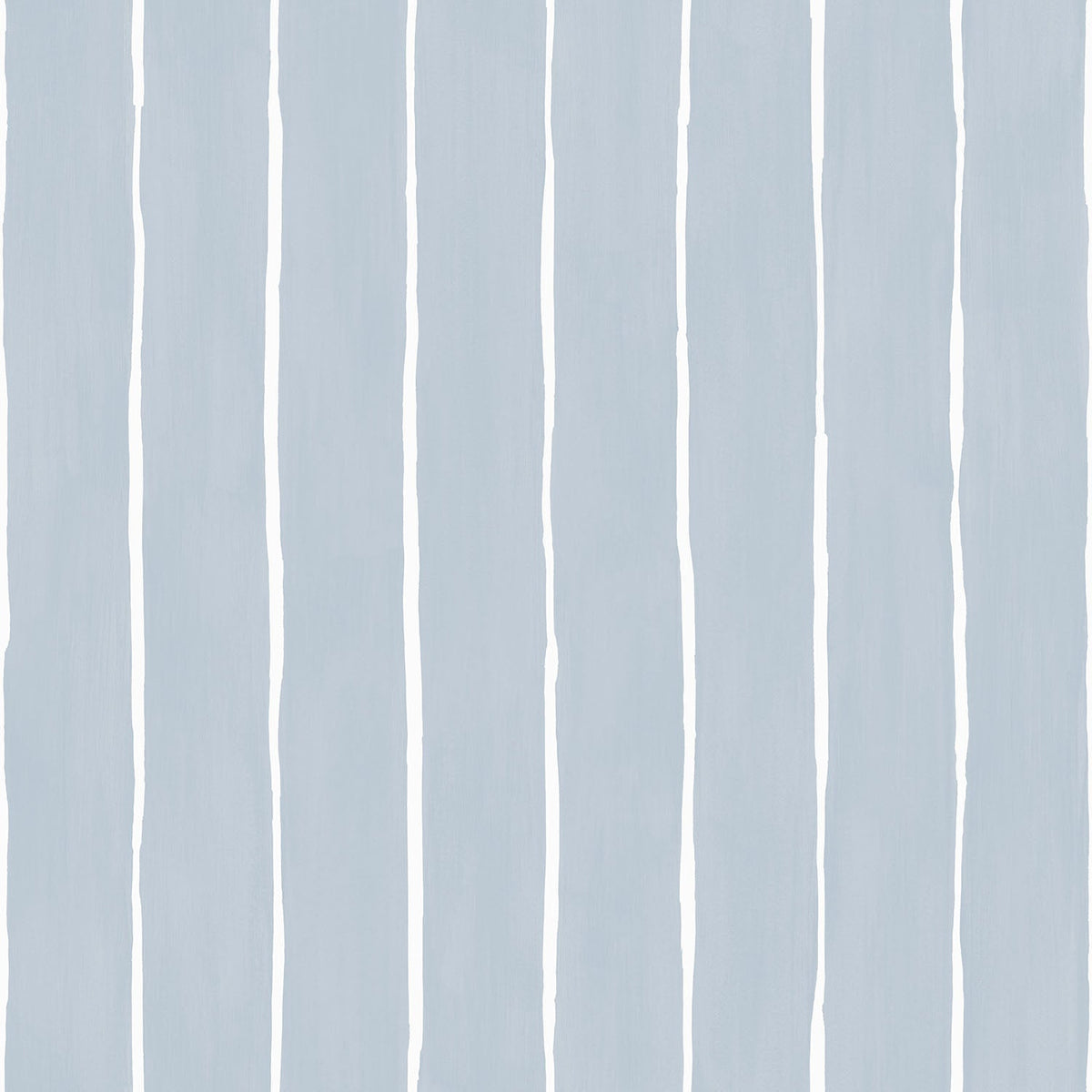 Cole & Son Marquee Stripe Tapete – Powder Blue (110/2008), Musteransicht