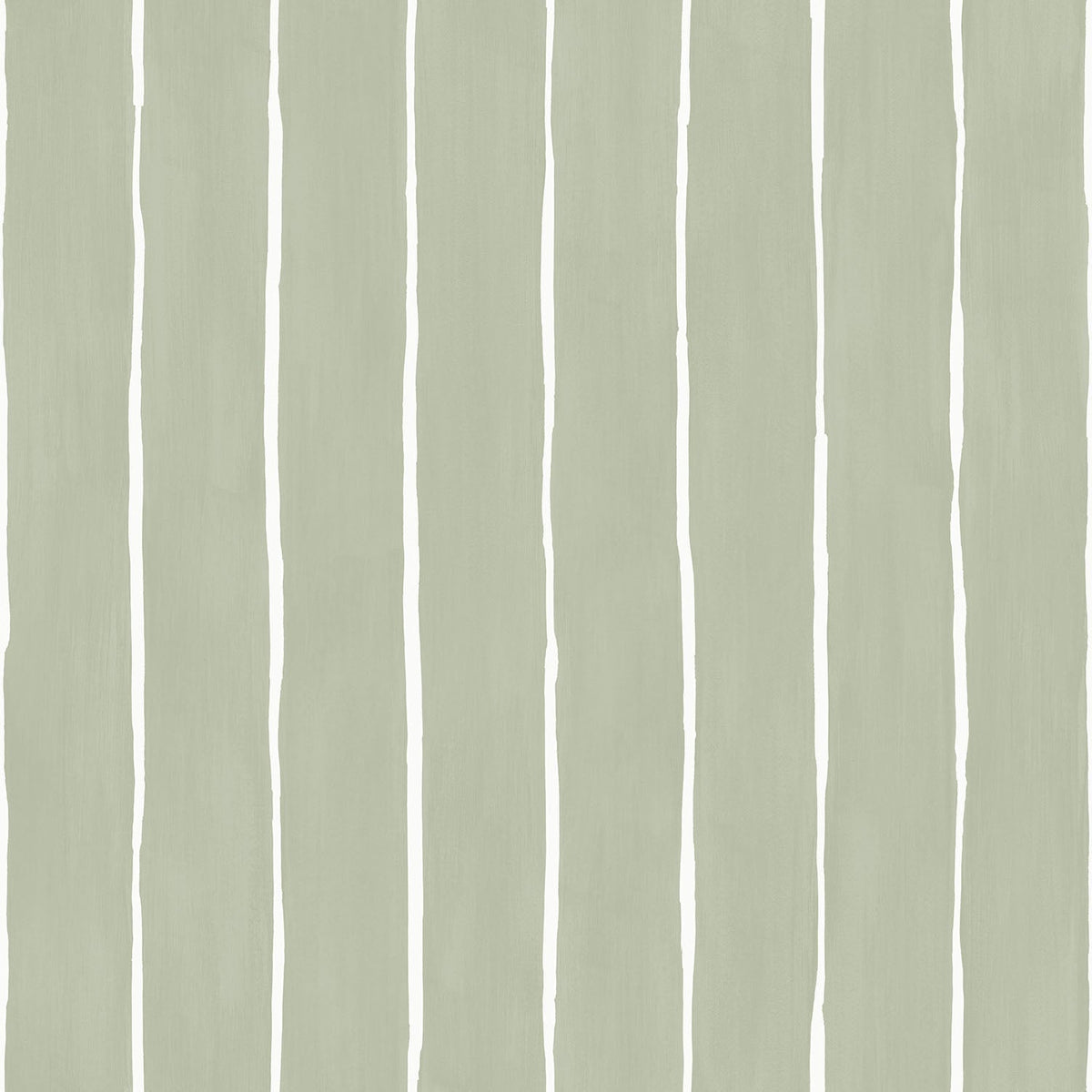 Cole & Son Marquee Stripe Tapete – Soft Olive (110/2009), Musteransicht