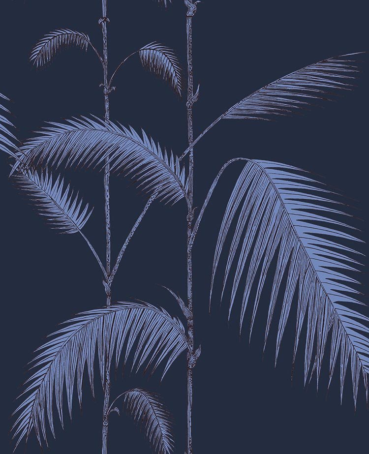 Cole & Son Palm Leaves – Ink & Violet – 112/2008