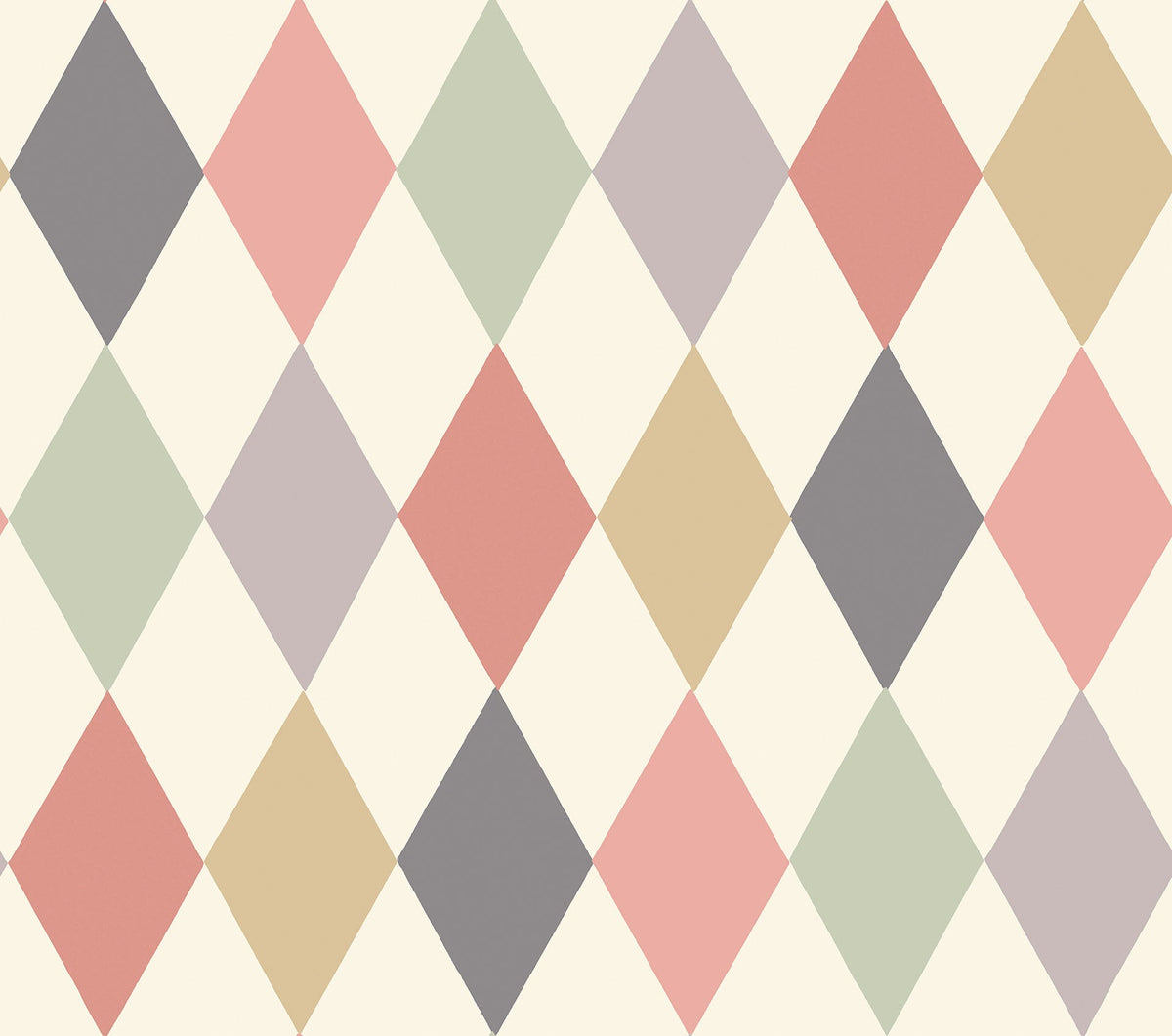 Cole & Son Punchinello – Coral & Olive on Cream (103/2009)