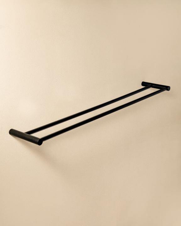 Cosmic Logic Doppelte Handtuchstange – Schwarz matt · WJC226A0061036