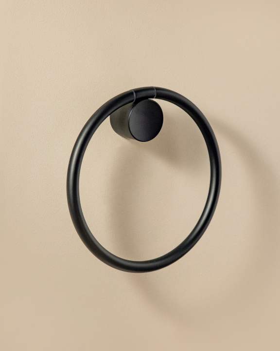 Cosmic Geyser Handtuchring – Schwarz matt · WJC277A0071036