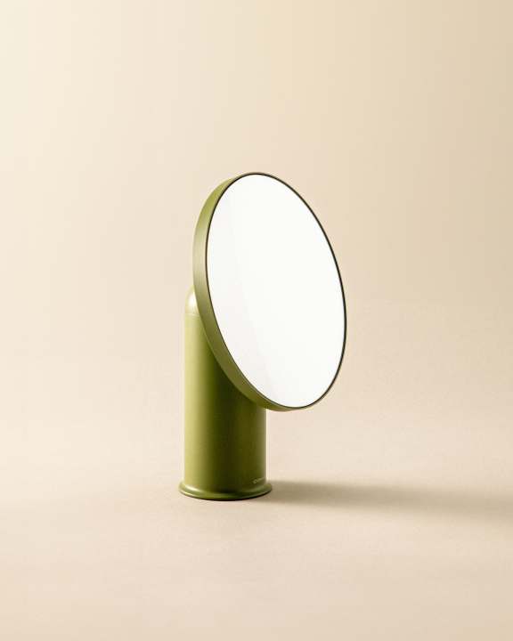 Cosmic Geyser Tisch-Vergrößerungsspiegel – Olive green · WJC277A0084089