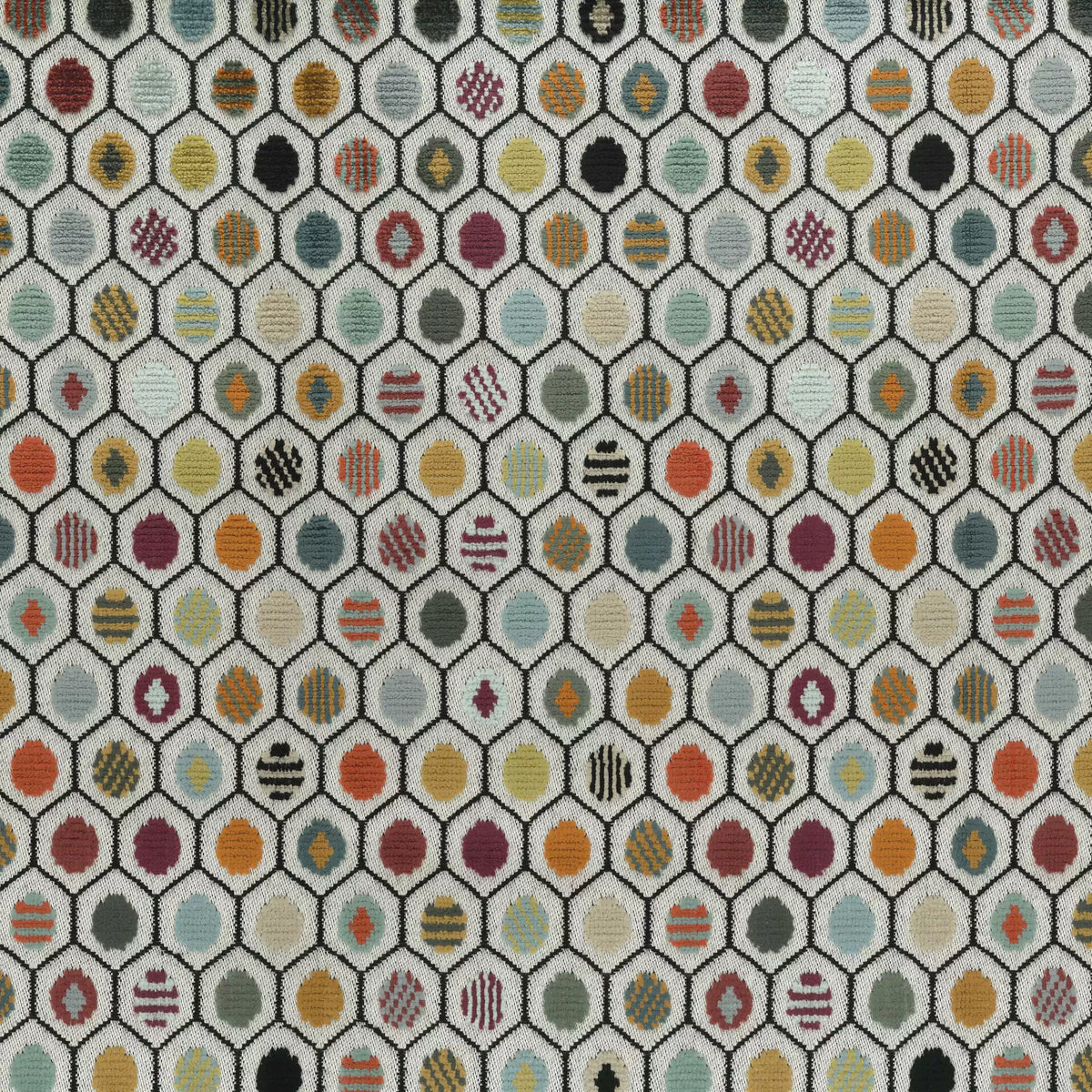 Osborne & Little Pelangi Velvet – Stoff – F7423-01