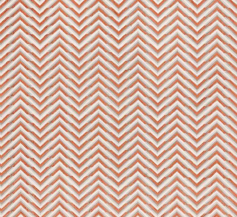 Osborne & Little Canyon – Stoff – F7952-02 – Terracotta / Taupe