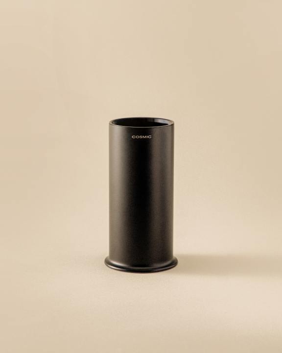 Cosmic Geyser Stand-Zahnbürstenhalter – Schwarz matt