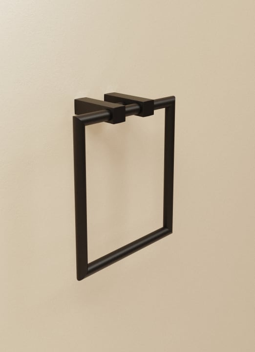 Cosmic Metric Handtuchring – Schwarz matt