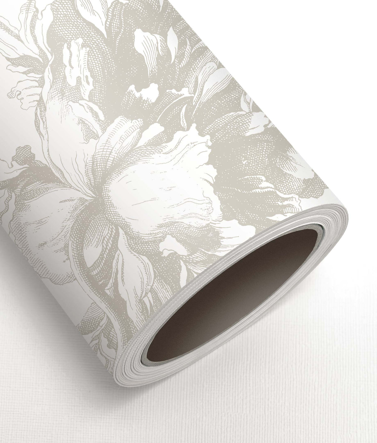 KEK Amsterdam Engraved Flowers Grau Tapete-Tapeten-KEK Amsterdam-TOJU Interior