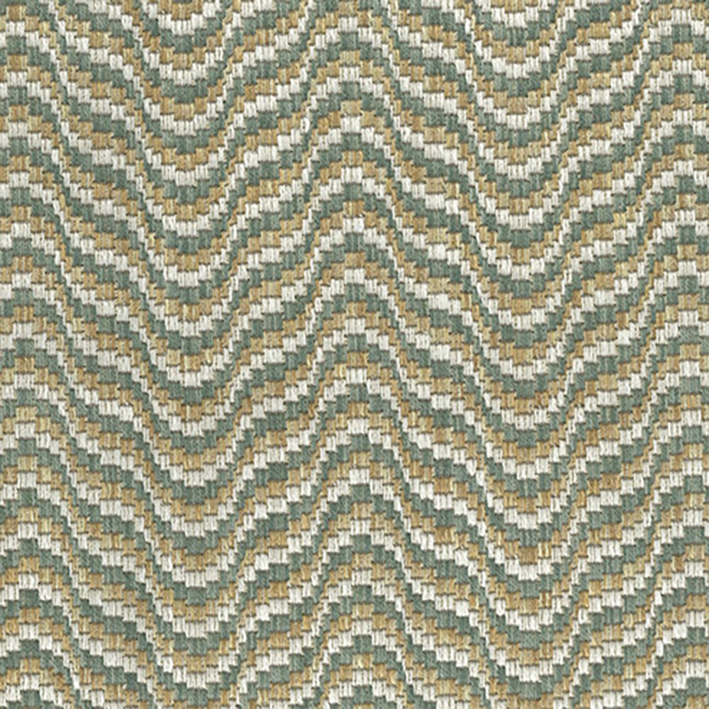 Nina Campbell Ondoso – Stoff – NCF4572-05 – Aqua / Biscuit