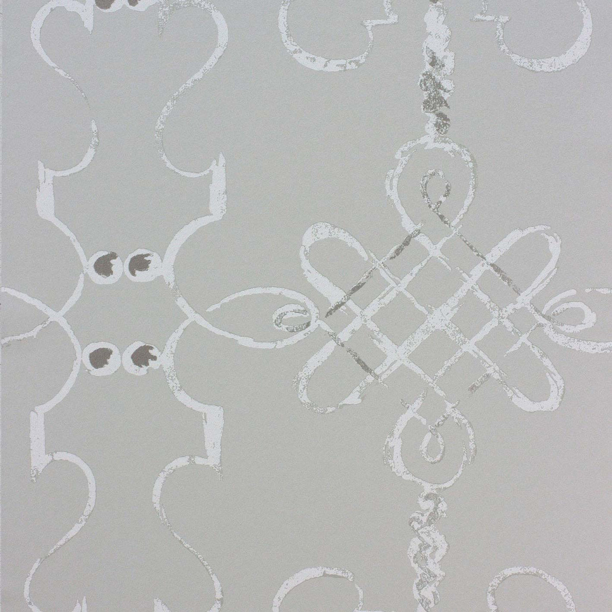 Nina Campbell Les Rêves Portavo Grey/Ivory NCW4308-02