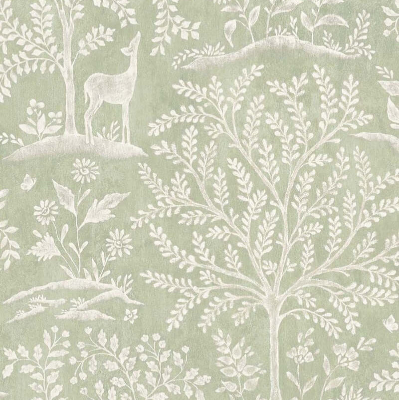 Nina Campbell Forêt Tapete – Originalmuster NCW4490-04