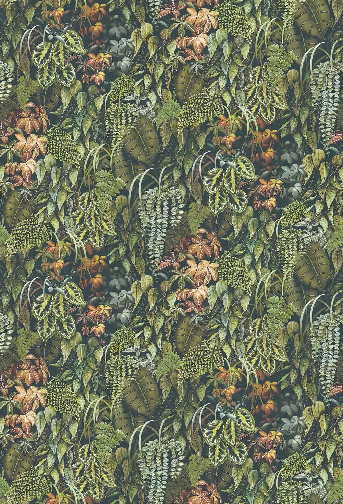 Osborne & Little Tapete Green Wall W7687-02