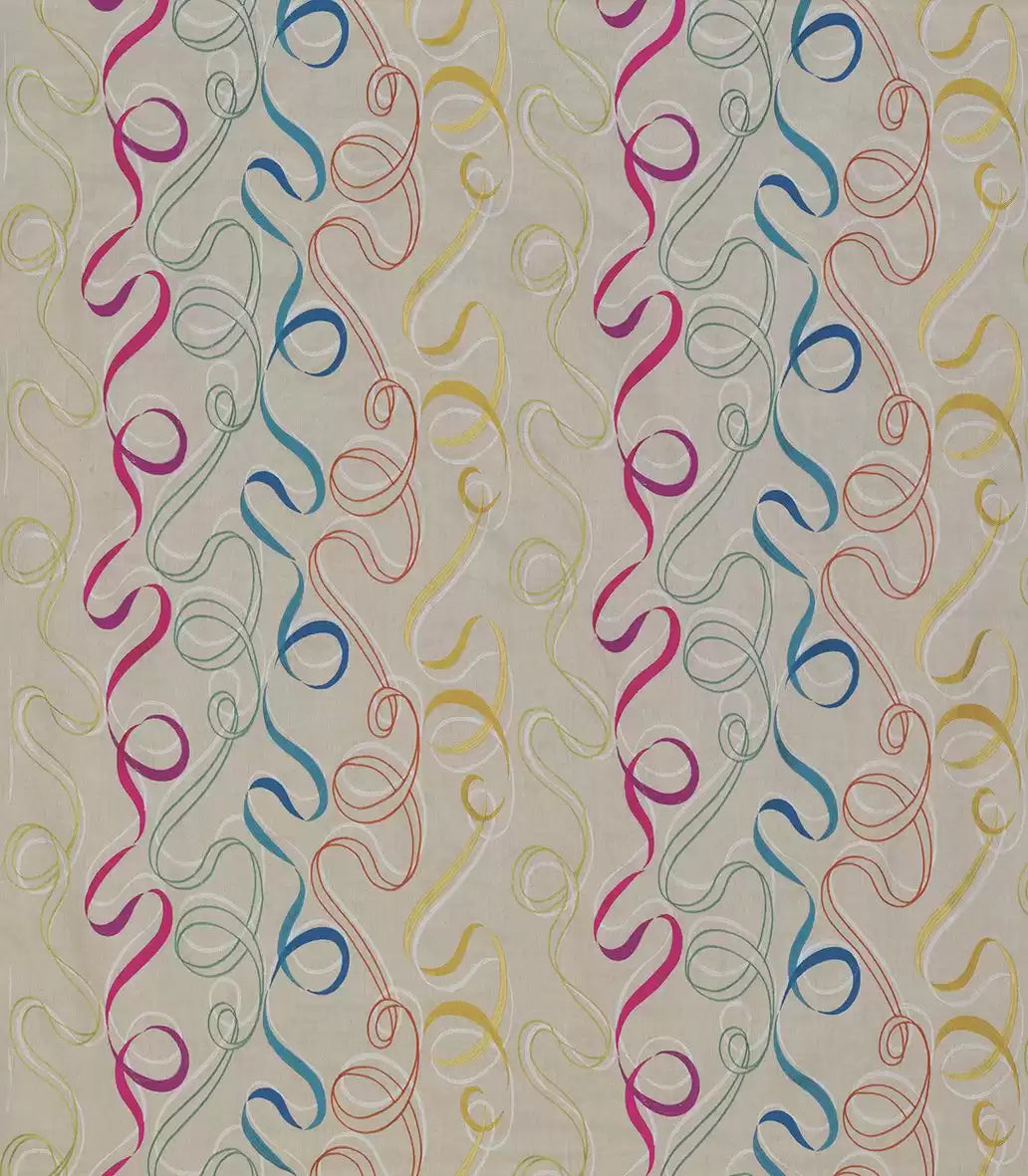 Osborne & Little Stoff Lerici in Teal, Lemon und Raspberry, F7179-02