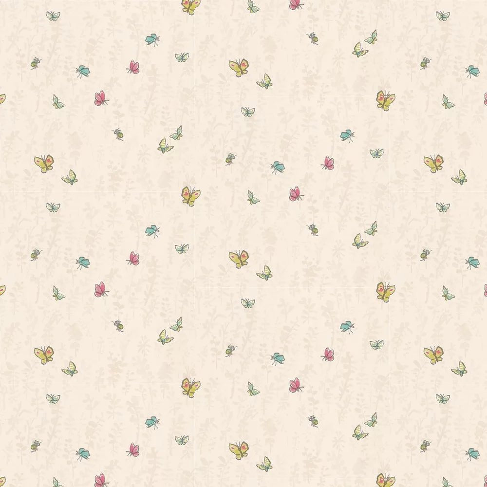 Osborne & Little Butterfly Meadow Tapete – Farbvariante W6061-04