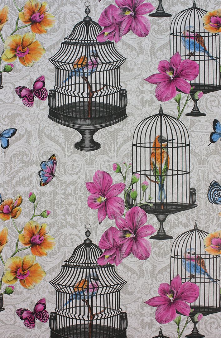 Osborne & Little Orangery Tapete, Farbvariante W7141-04