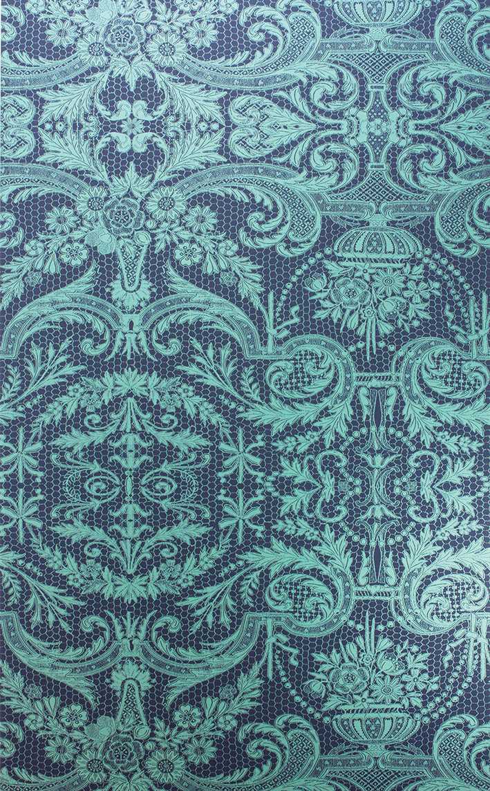 Osborne & Little Orangery Lace Tapete, Farbvariante W7142-04