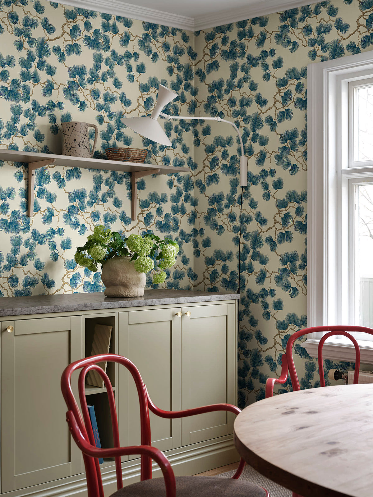 Sandberg Pine Blue S10327 – Raumansicht