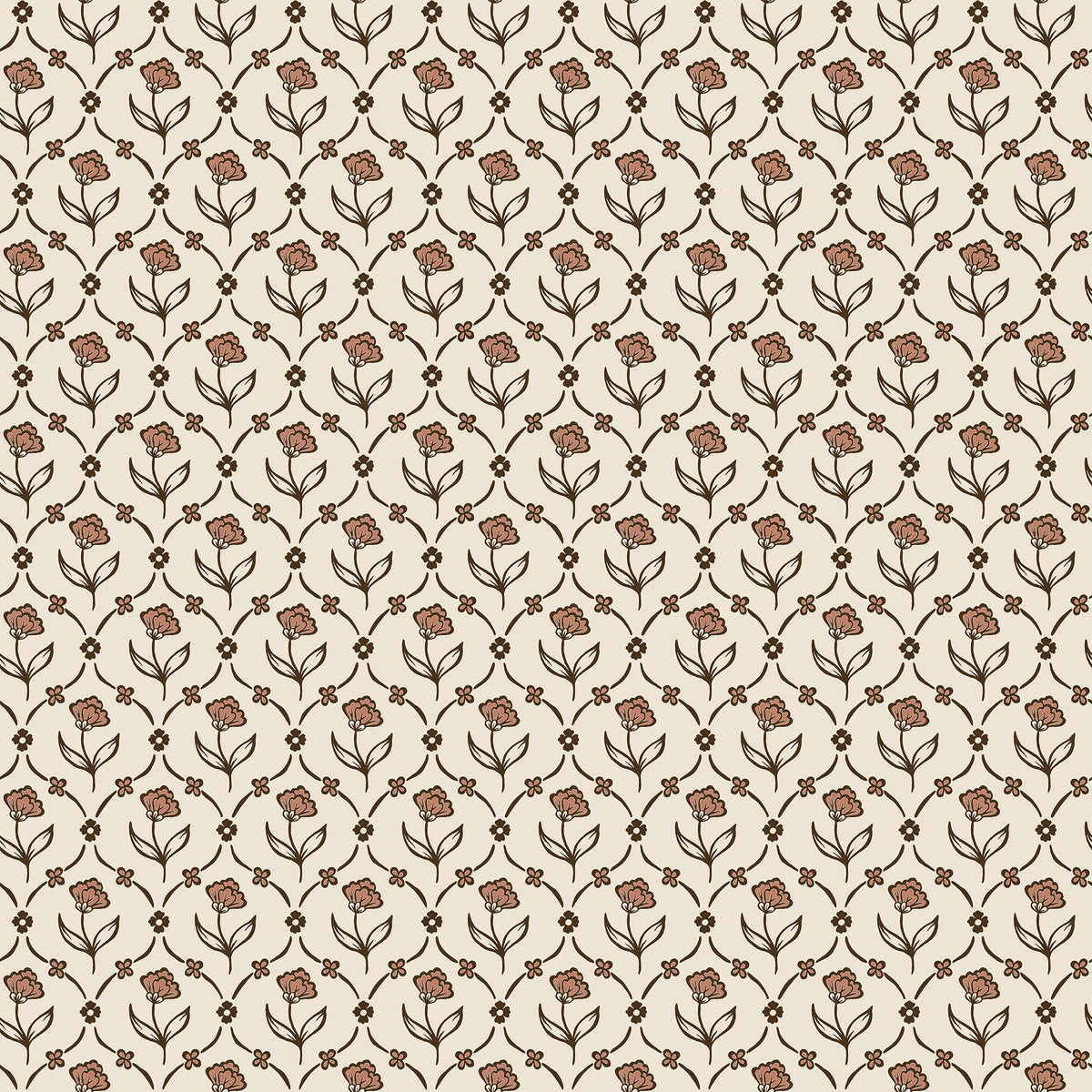 Sandberg Elena Terracotta S10670 – Tapetenmuster