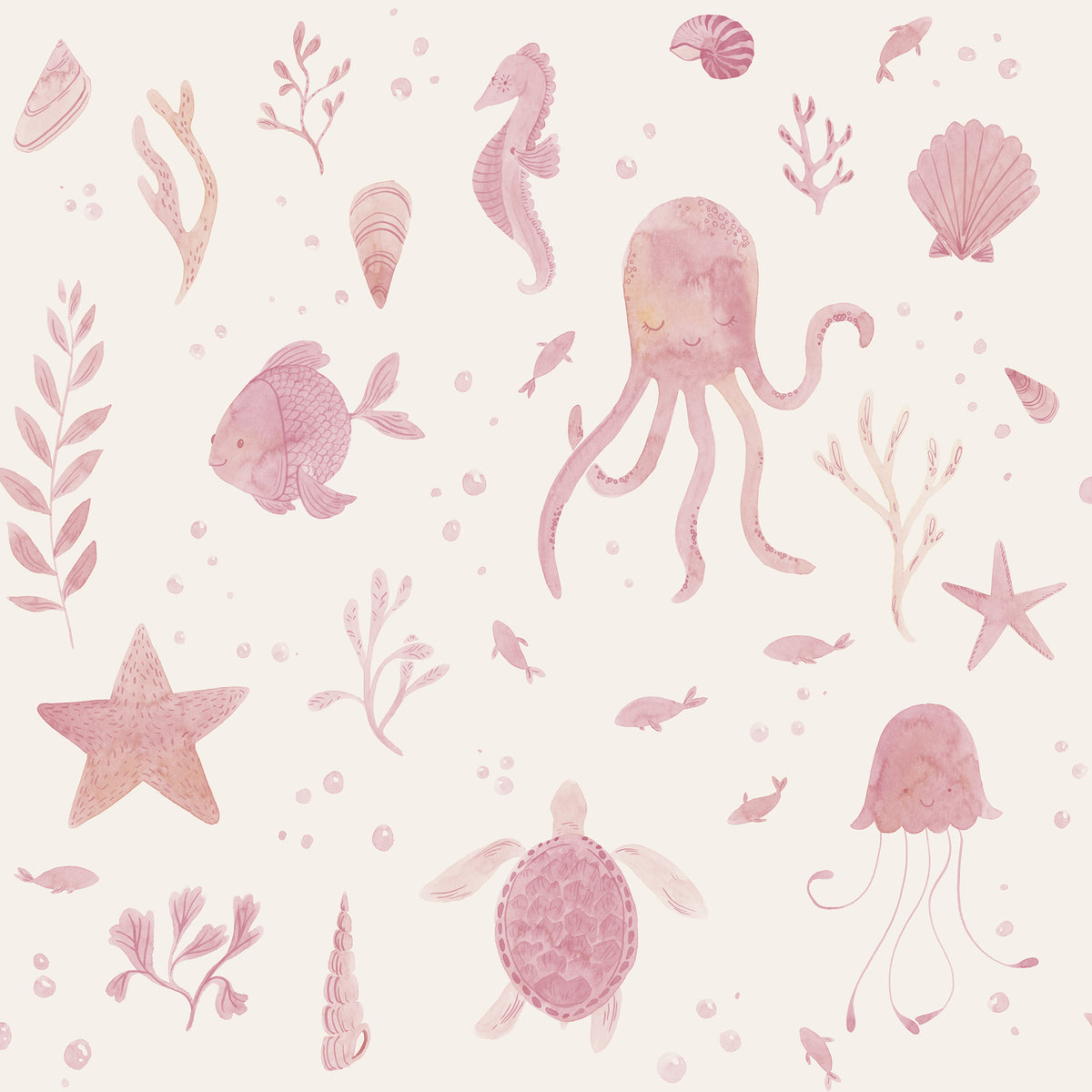 Sandberg Della Pink S10717 – Tapetenmuster