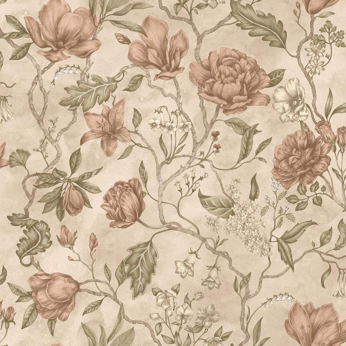 Sandberg Linda Blush S10795 – Tapetenmuster