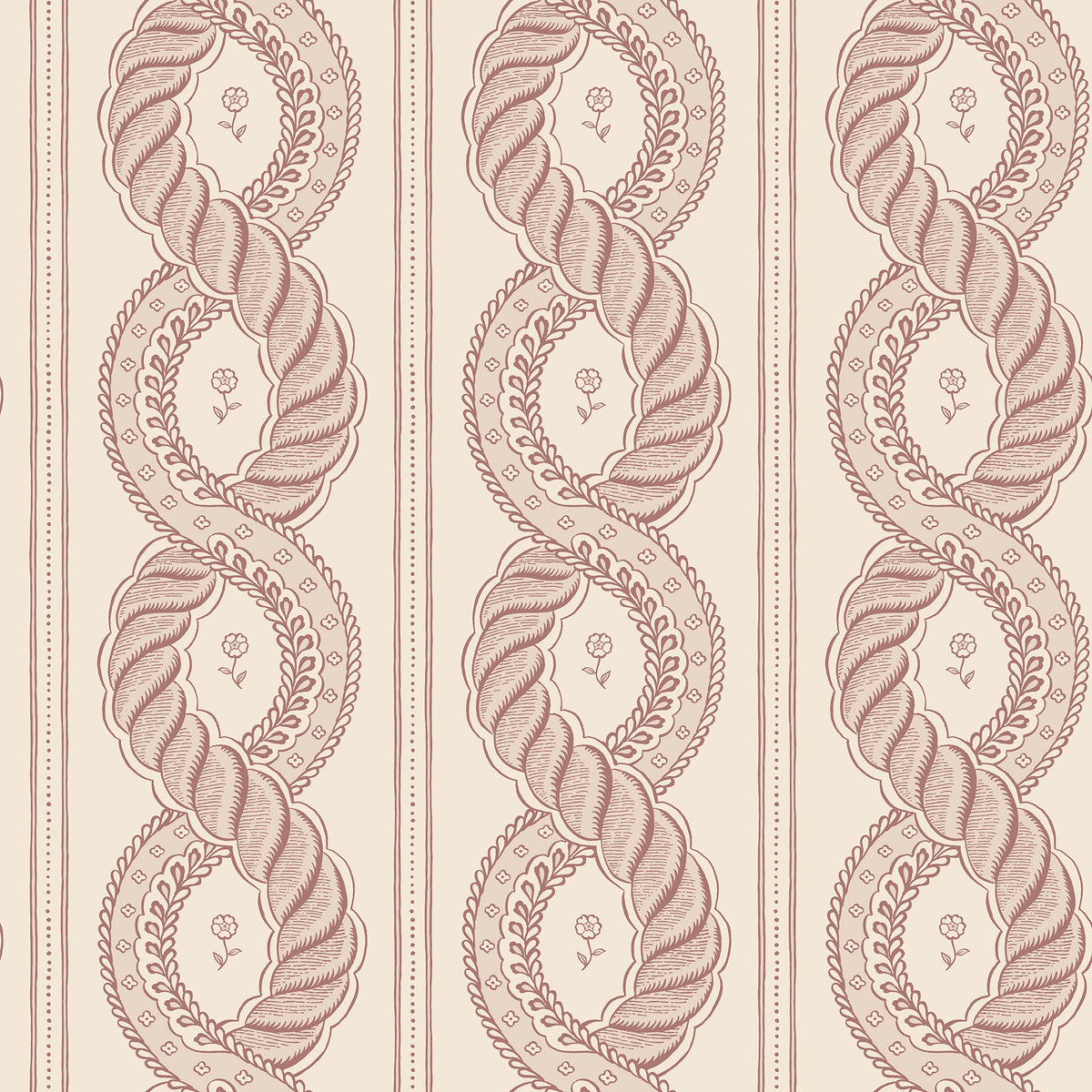 Sandberg Emilion Burgundy S10849 – Tapetenmuster