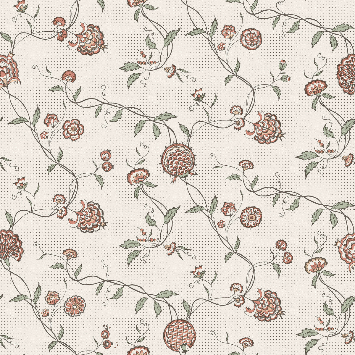 Sandberg Adelaide Terracotta S10266 – Tapetenmuster