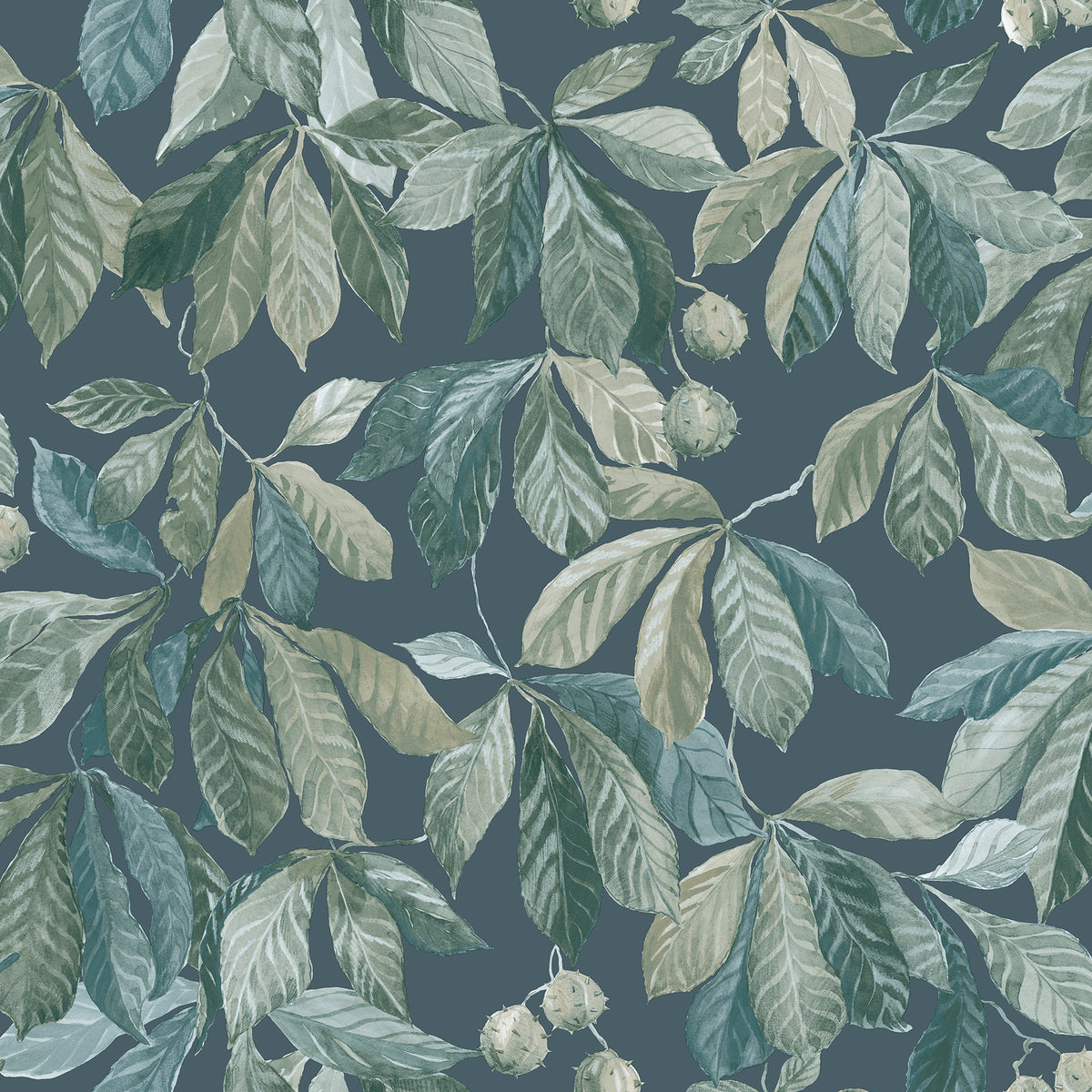 Sandberg Kersti Indigo S10146 – Tapetenmuster