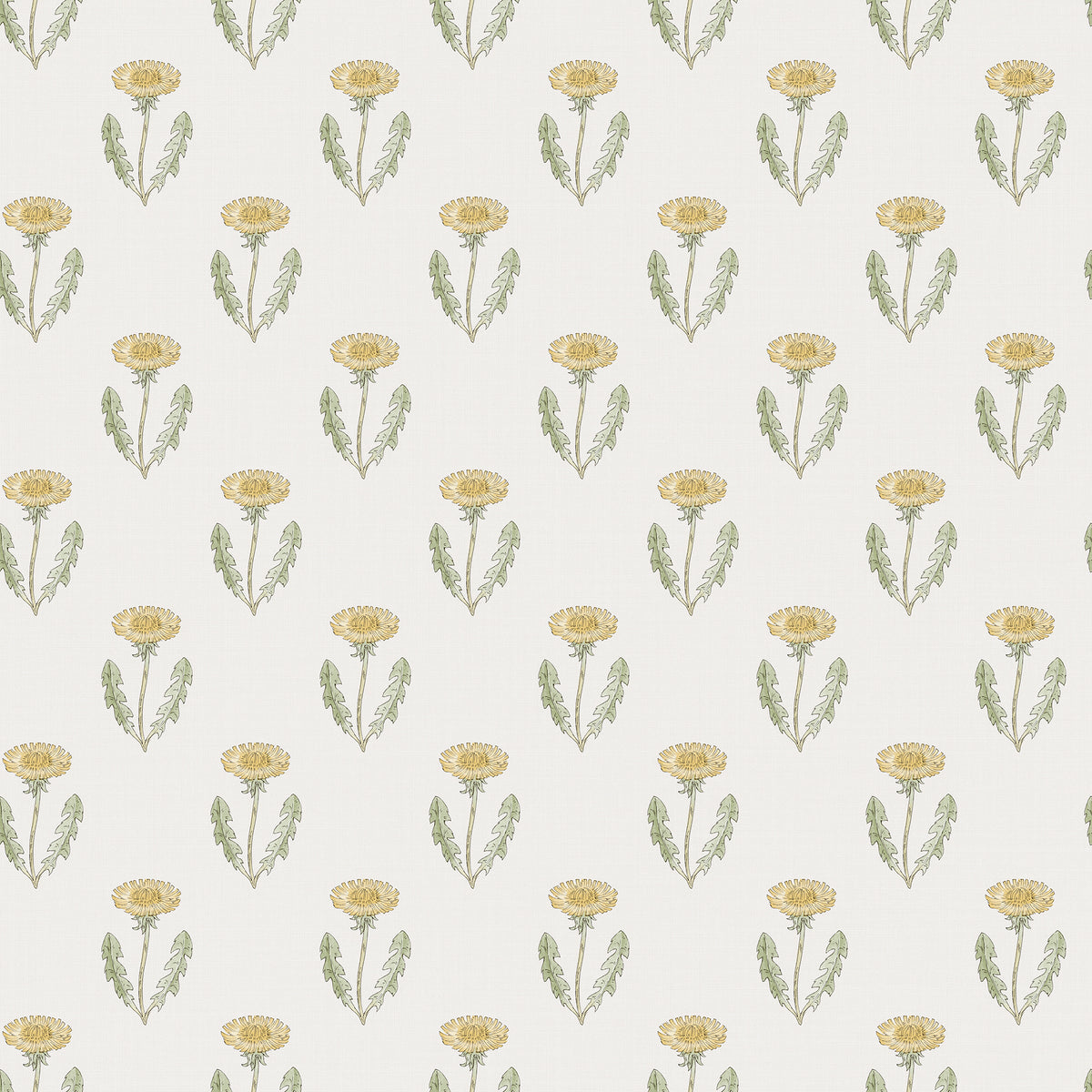 Sandberg Maskrosen Spring Green S10137 – Tapetenmuster