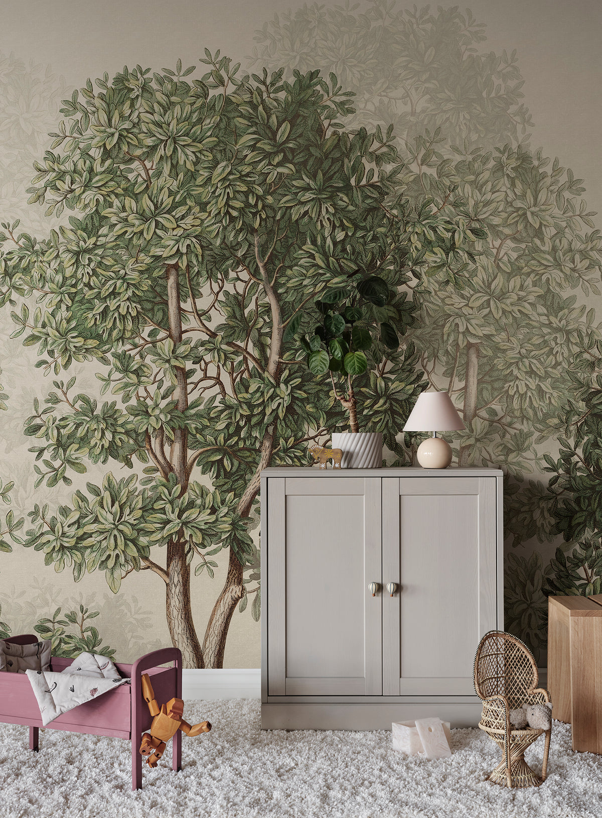 Sandberg Fototapete Charles Mural S10637 – Raumansicht