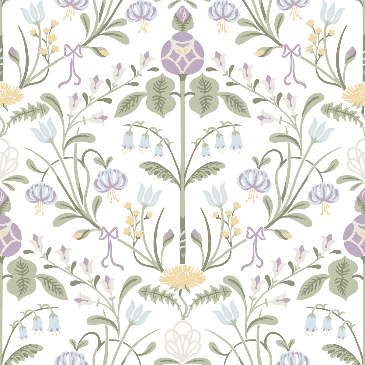Sandberg Till Carl Lilac S10154 – Tapetenmuster