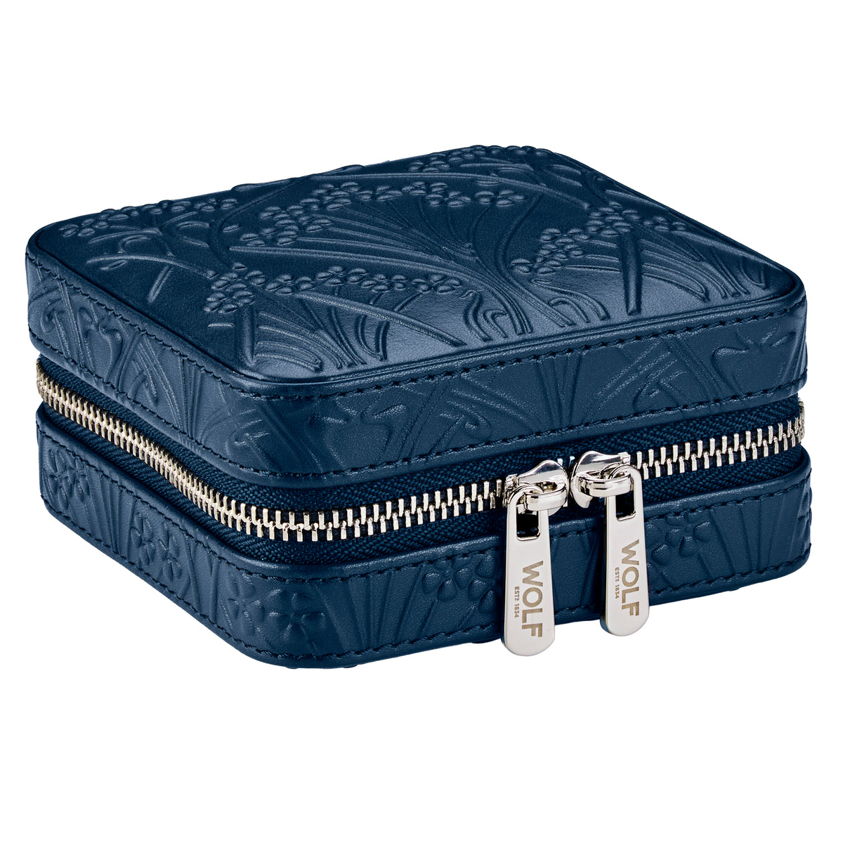 WOLF 1834 – Liberty x WOLF Schmuck-Reiseetui, klein – Dunkelblau – Art. 381317 – Ansicht 2