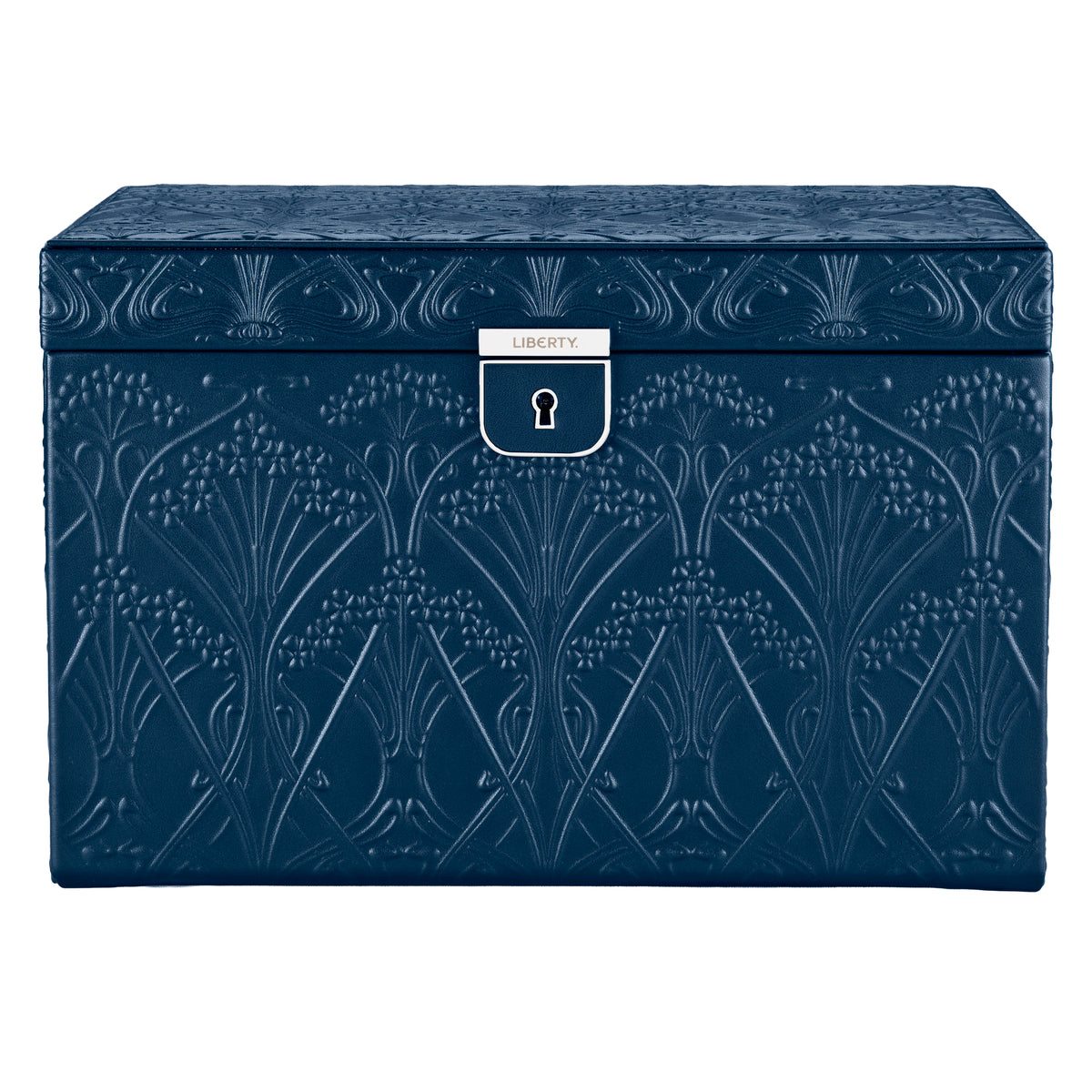 WOLF 1834 – Liberty x WOLF Schmuckbox, groß – Dunkelblau – Art. 381017 – Ansicht 1