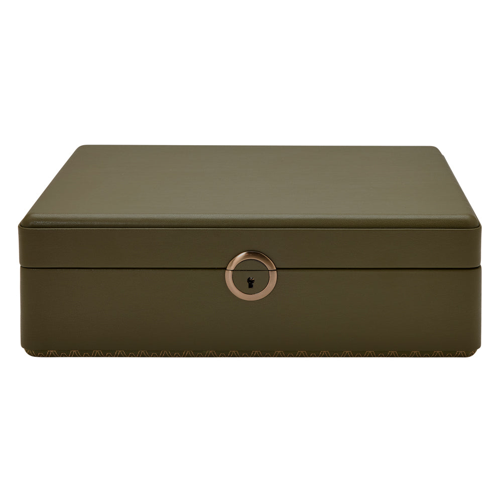 WOLF 1834 – Earth Uhrenbox für 5 Uhren – Olivgrün – Art. 190941 – Ansicht 1