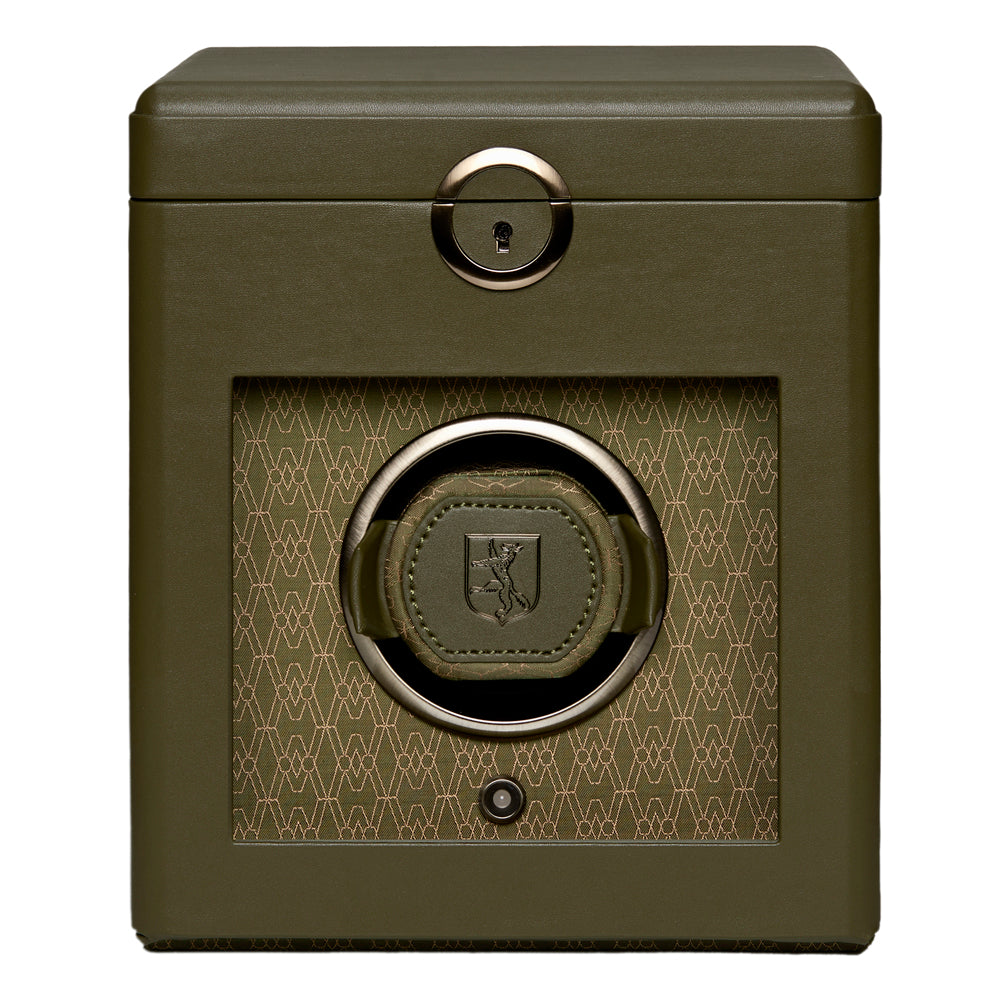 WOLF 1834 – Earth Uhrenbeweger für 1 Uhr mit Aufbewahrung – Olivgrün – Art. 190341 – Ansicht 1