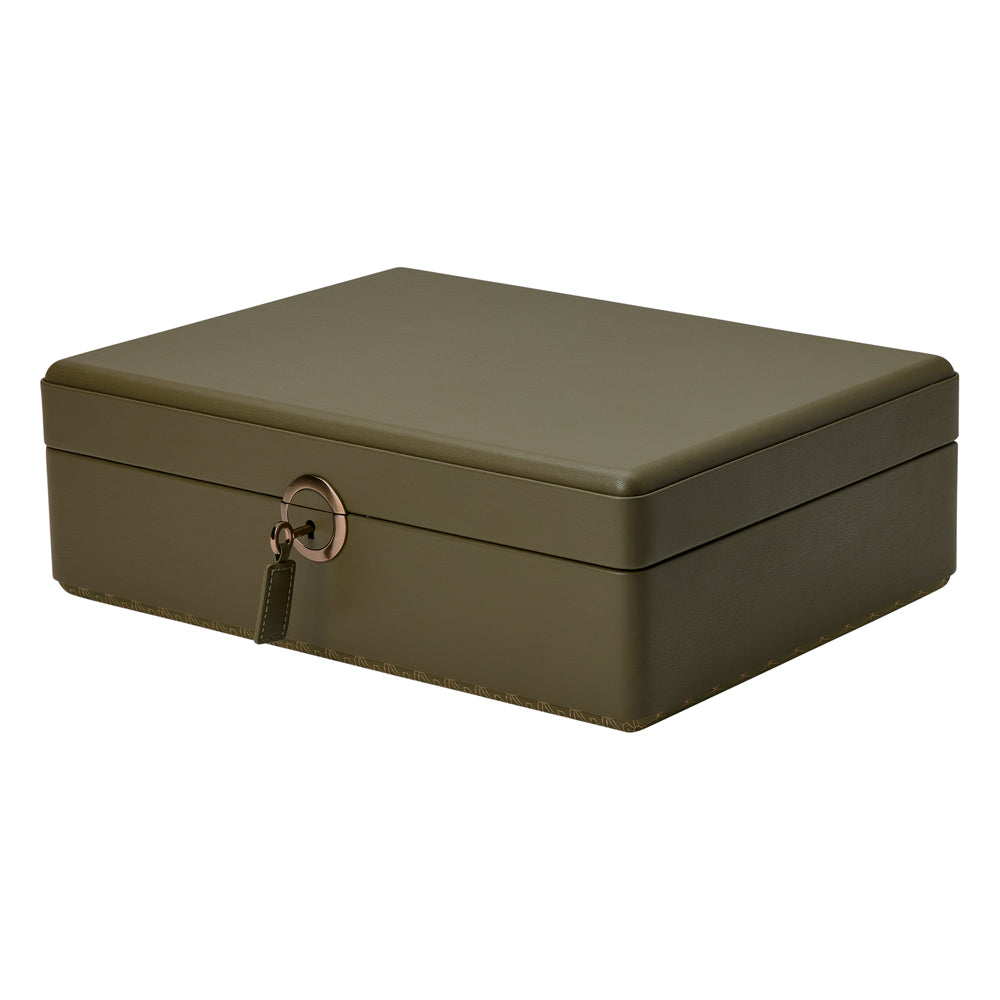 WOLF 1834 – Earth Uhrenbox für 5 Uhren – Olivgrün – Art. 190941 – Ansicht 2