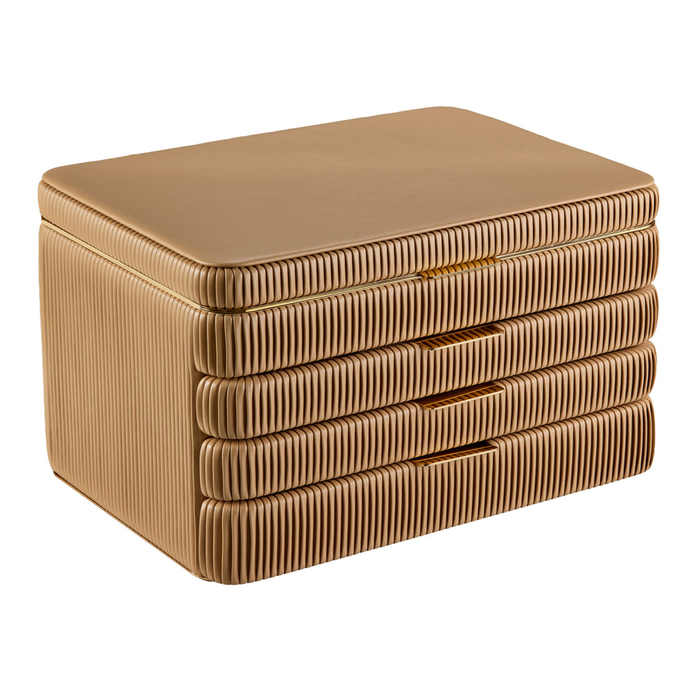 WOLF 1834 – Bella Schmuckschrank mit 3 Schubladen – Mokka – Art. 789929 – Ansicht 2