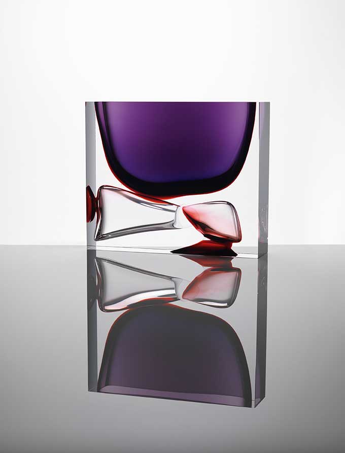 Anna Torfs - Moments Vase-Vase-Anna Torfs-square-ruby/purple-TOJU Interior