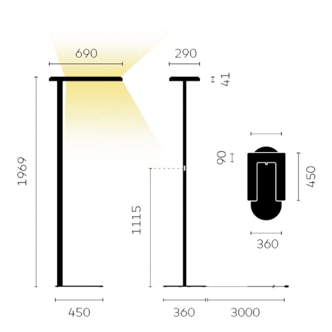 Belux - Kido LED Stehleuchte-Stehlampe-Belux-TOJU Interior -