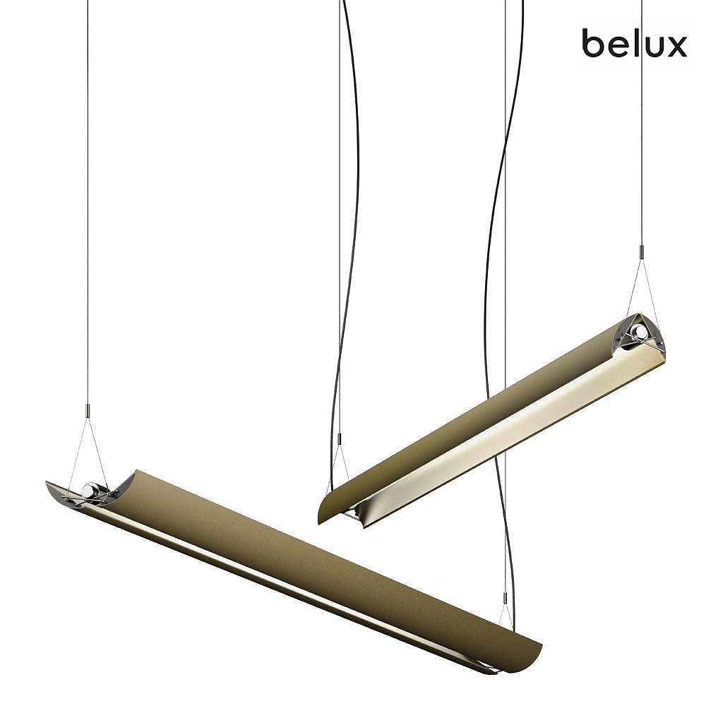 Belux - Updown 30 LED Pendelleuchte-Pendelleuchte-Belux-Olive-2700 K-Dimmbar DALI/Push-TOJU Interior -UPD30-14-8027-DD