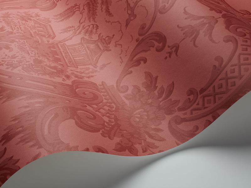 Cole and Son - Tapete Chippendale China Wallpaper-Tapeten-Cole & Son-Red S100/3015-TOJU Interior