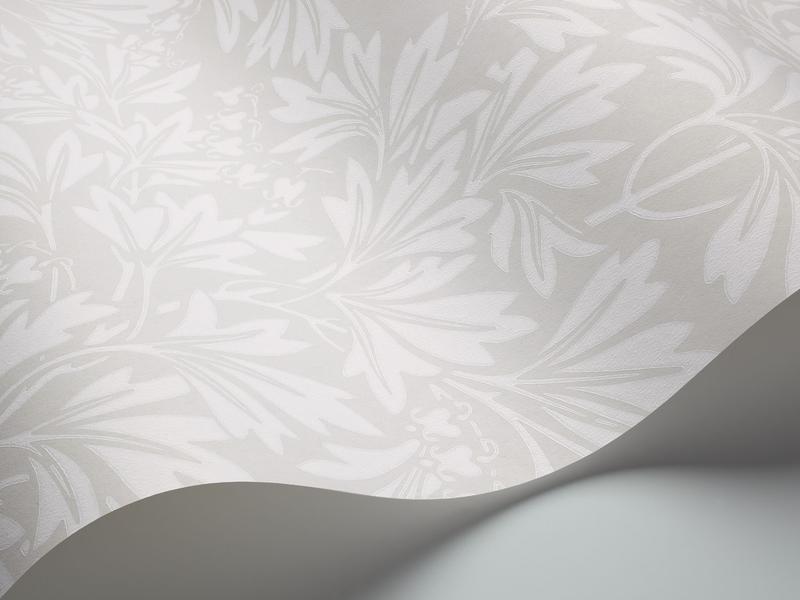 Cole and Son - Tapete Dialytra Wallpaper-Tapeten-Cole & Son-Chalk on Pale Soft Olive S88/11044-TOJU Interior
