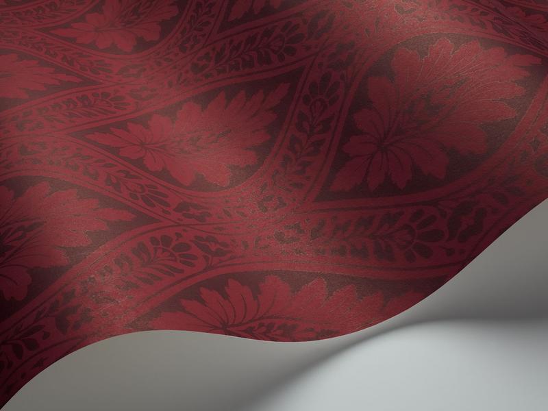 Cole and Son - Tapete Florence Wallpaper-Tapeten-Cole & Son-Red S88/9040-TOJU Interior